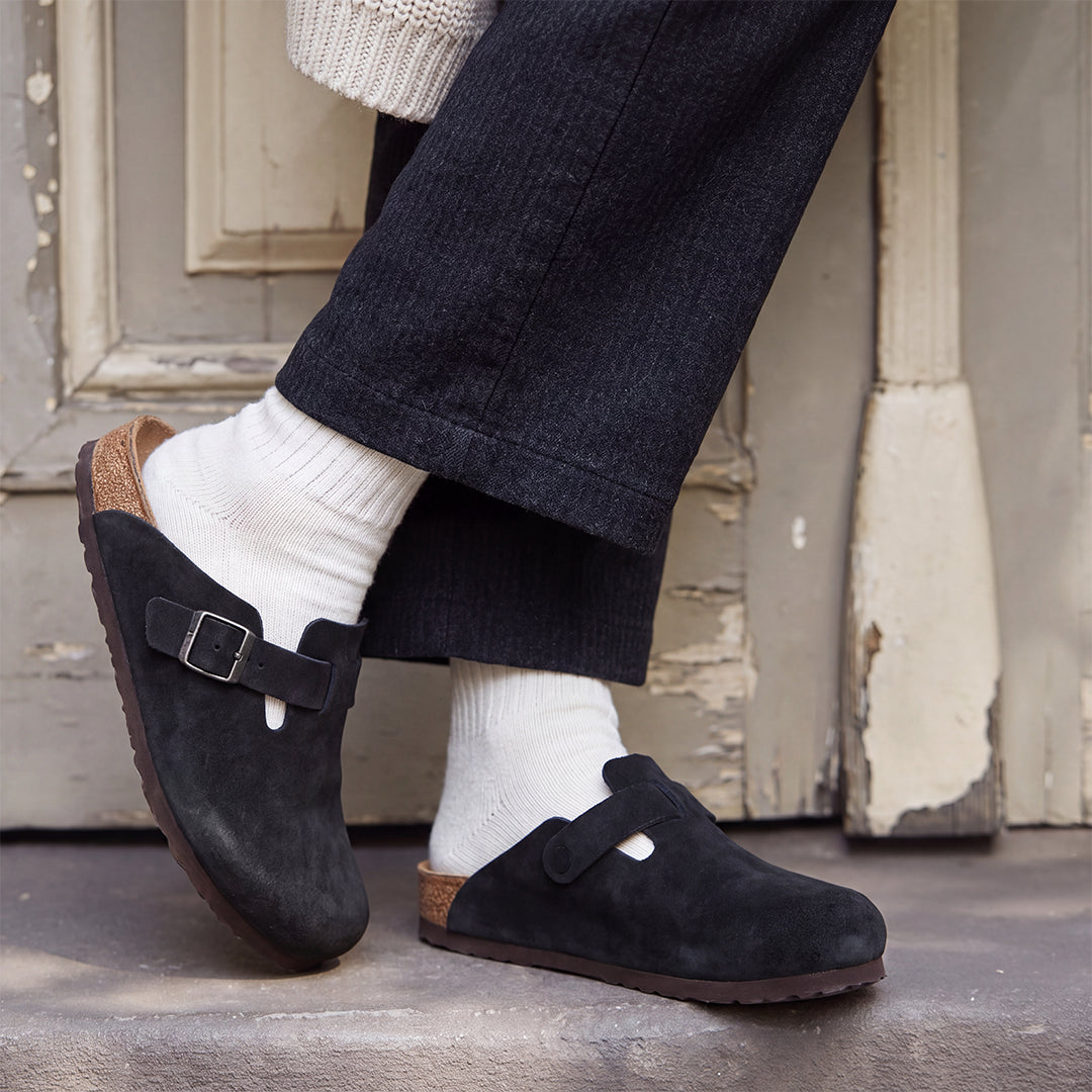 Genuine Suede Clogs